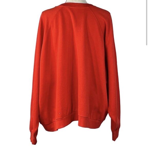 Levi's 1X-Large Sweatshirt Stretch Long Sleeve Red w/ White Logo Womens New - Picture 3 of 8